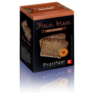 Pain brun multi-céréales tranché Protifast - 10 tranches