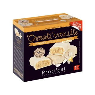 Barres Crousti'Vanille de Protifast - 7 barres