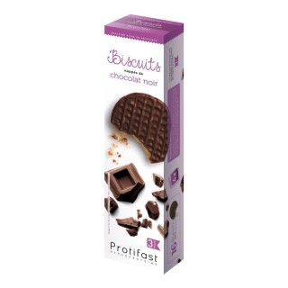 Biscuits protéinés au chocolat noir de Protifast - 16 biscuits