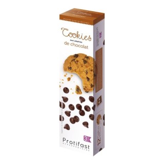 Cookies protéinés aux pépites de chocolat de Protifast - 12 cookies