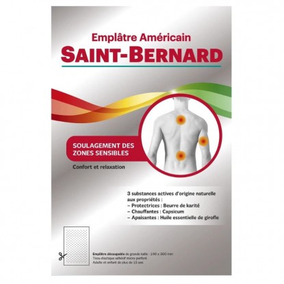 Emplâtre Américain Baume Saint-Bernard Merck - 190 × 300 mm