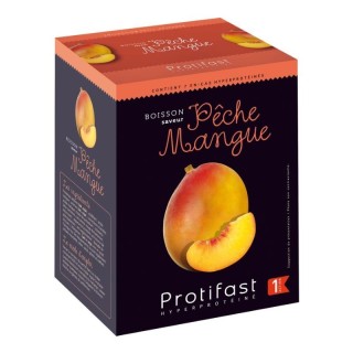 Boisson hyperprotéinée Pêche-Mangue Protifast - 7 sachets x 24 g