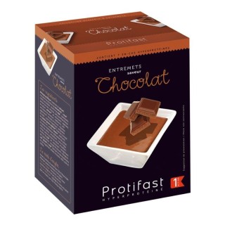 Entremets hyperprotéinés Chocolat Protifast - 7 sachets x 25 g