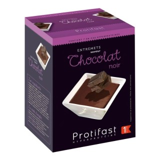 Entremets hyperprotéinés Chocolat noir Protifast - 7 sachets de 25,5 g