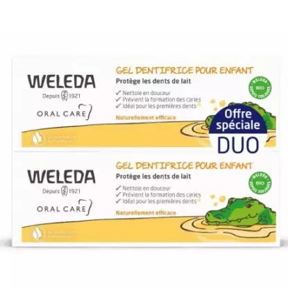 Weleda dentifrice enfant 50ml duo