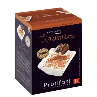 Entremets hyperprotéinés Tiramisu Protifast - 7 sachets x 28 g