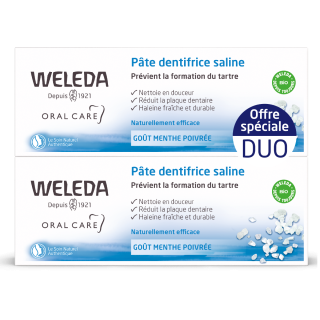 Weleda dentifrice saline 75 ml duo