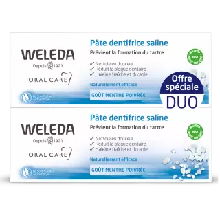 Weleda dentifrice saline 75 ml duo