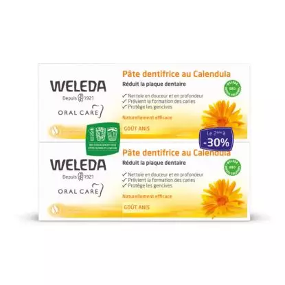 Weleda dentifrice calendula 75 ml duo