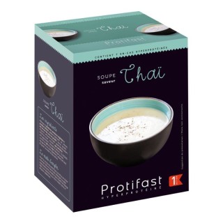 Soupe hyperprotéinée Thaï Protifast - 7 sachets de 24 g