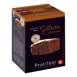 Gâteau au chocolat hyperprotéiné de Protifast - 7 sachets de 30 g