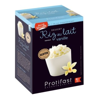 Riz au lait arôme vanille hyperprotéiné de Protifast - 7 sachets x 28,5 g