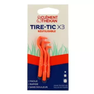 Tire tic crochet Clément Thékan - Chiens et chats - 3 unités