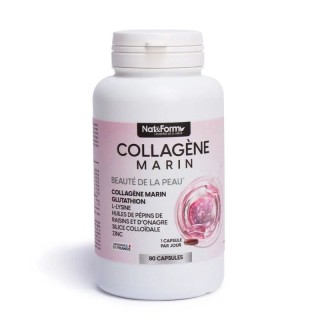 Collagène marin 10g Nat & Form - Beauté de la peau - 90 capsules