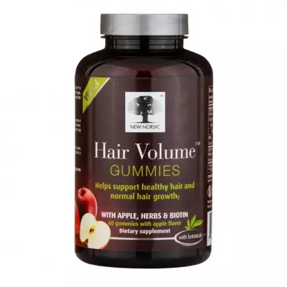 Hair volume de New Nordic - Croissance et vitalité des cheveux - 60 gommes