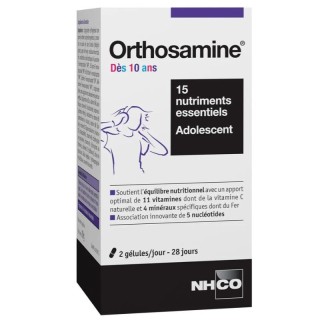 Orthosamine NHCO - 15 nutriments essentiels - 56 gélules