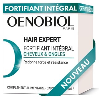 Fortifiant intégral cheveux et ongles Hair Expert Oenobiol - 60 comprimés