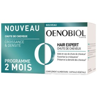 Chute de cheveux Hair Expert Oenobiol - 2 x 60 capsules