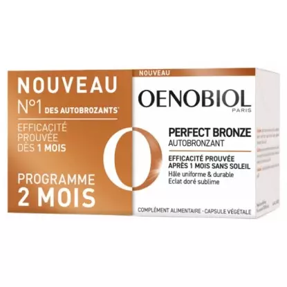 Autobronzant Perfect Bronze Oenobiol - 2 x 30 gélules