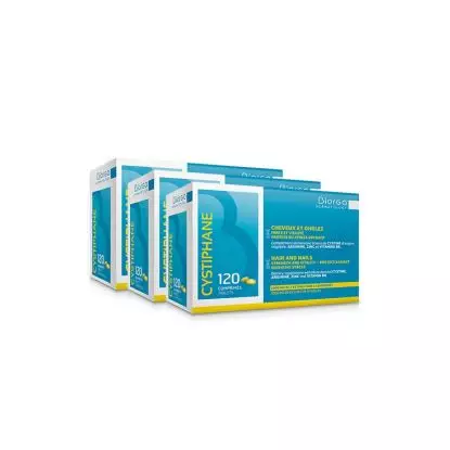Bailleul-Biorga Cystiphane cheveux et ongles - 3 x 120 comprimés