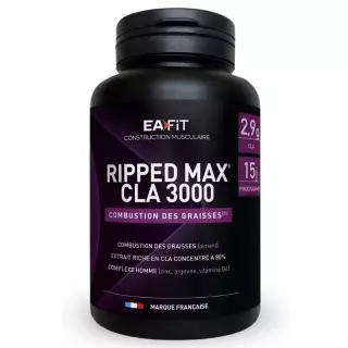 Ripped Max CLA 3000 Eafit - Combustion des graisses - 60 capsules