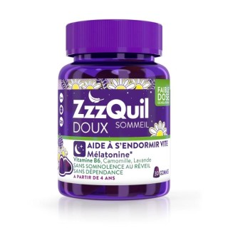 ZzzQuil Sommeil Doux Fruits des bois de Merck - Endormissement - 30 gommes