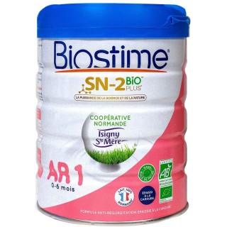 Biostime Lait AR1 SN-2 Plus Bio - 800g