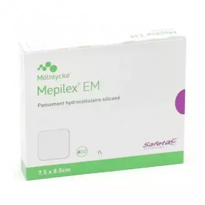 Mepilex EM 7.5 x 8.5cm - 10 unités