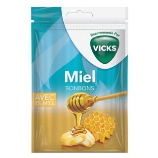Bonbons au miel Vicks Procter et Gamble - 72g de pastilles à sucer