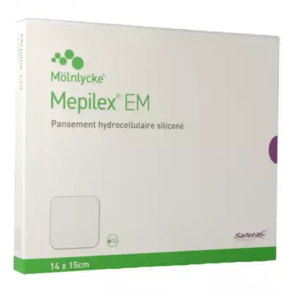 Mepilex EM 14 x 15cm - 10 unités