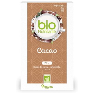 Infusion Zen Cacao Bio de Nutrisanté - Relaxation - 20 sachets