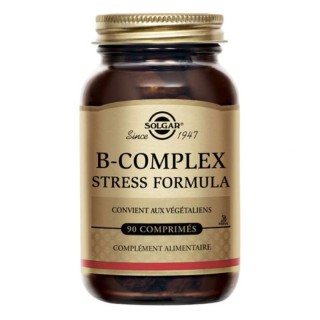 B-Complex Stress Formula Solgar - Fatigue nerveuse & physique - 90 comprimés