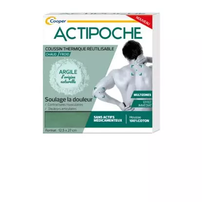 Actipoche Coussin Thermique Multi-Zones Argile