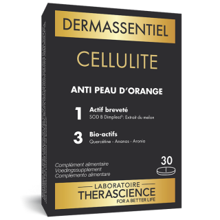 Cellulite Dermassentiel Therascience - Anti-peau d’orange - 30 comprimés