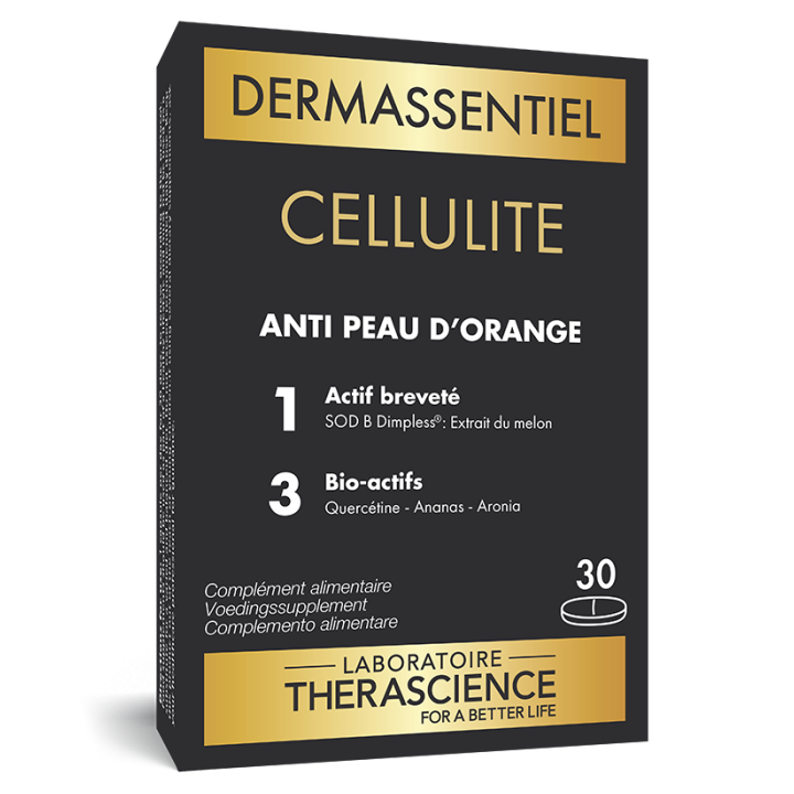 Cellulite Dermassentiel Therascience - Anti-peau d’orange - 30 comprimés