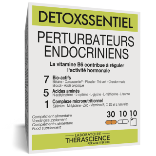 Perturbateurs endocriniens Detoxssentiel Therascience - 10 sachets + 30 gélules + 10 gélules