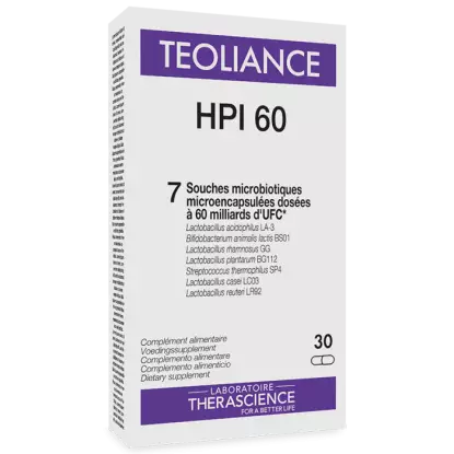 Teoliance HPI 60 Therascience - Hyperperméabilité intestinale - 30 gélules
