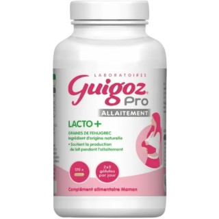 Lacto+ Guigoz Pro Allaitement - Lait maternel - 120 gélules