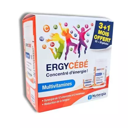 Nutergia Ergycébé 90 + 30 gélules