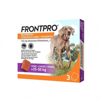 Frontpro chien géant 25-50 kg Frontline - 3 comprimés