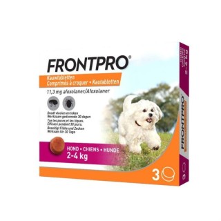 Frontpro petit chien 2-4 kg Frontline - 3 comprimés