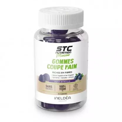 Gommes coupe-faim STC Nutrition Ineldea - Grignotages - 60 gommes