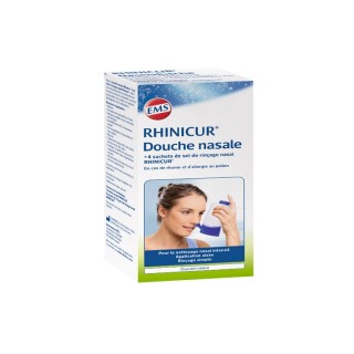 Rhinicur Douche Nasale + Sel de Rinçage 4 Sachets