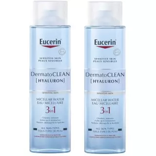 Eucerin DermatoClean Lotion micellaire 3 en 1 - 2 x 400ml