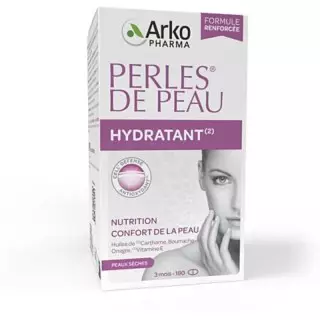 Hydratant nutrition & confort de la peau Perles de peau Arkopharma - 180 capsules
