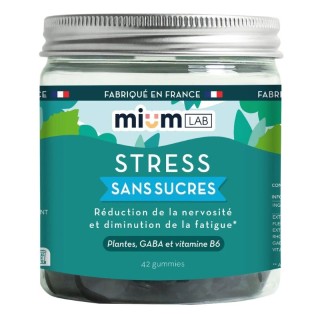 Gummies stress sans sucres Mium Lab - Stress & anxiété - 42 gummies