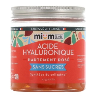 Gummies acide hyaluronique sans sucres Mium Lab - Peau - 42 gummies