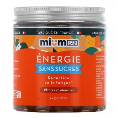 Gummies énergie sans sucres Mium Lab - Coup de boost - 42 gummies