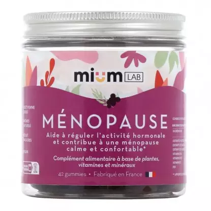Gummies ménopause sans sucres Mium Lab - Ménopause - 42 gummies