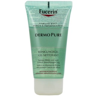 Gel nettoyant purifiant DermoPure Eucerin - Peau à tendance acnéique - 75ml